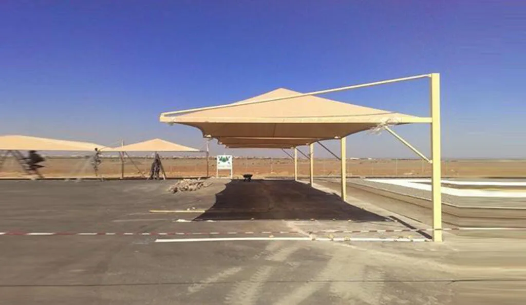 Pyramid Car Parking Shades