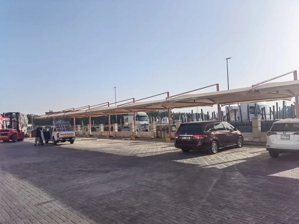 35car parking shade project
