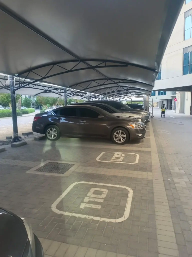 300 car parking shades in dubai