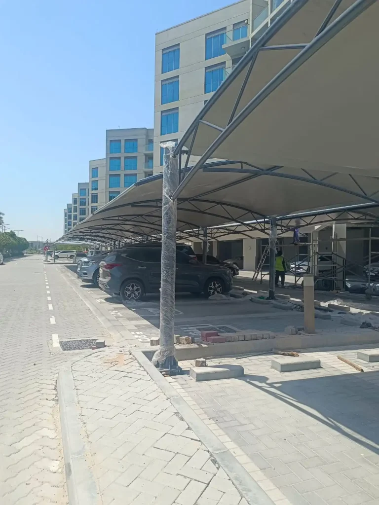 300 car parking shades in UAE