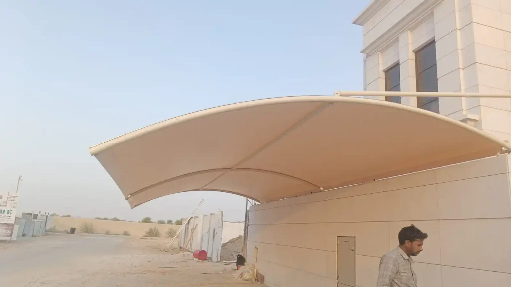 UV-Resistant Car Park Shade for Commercial Property