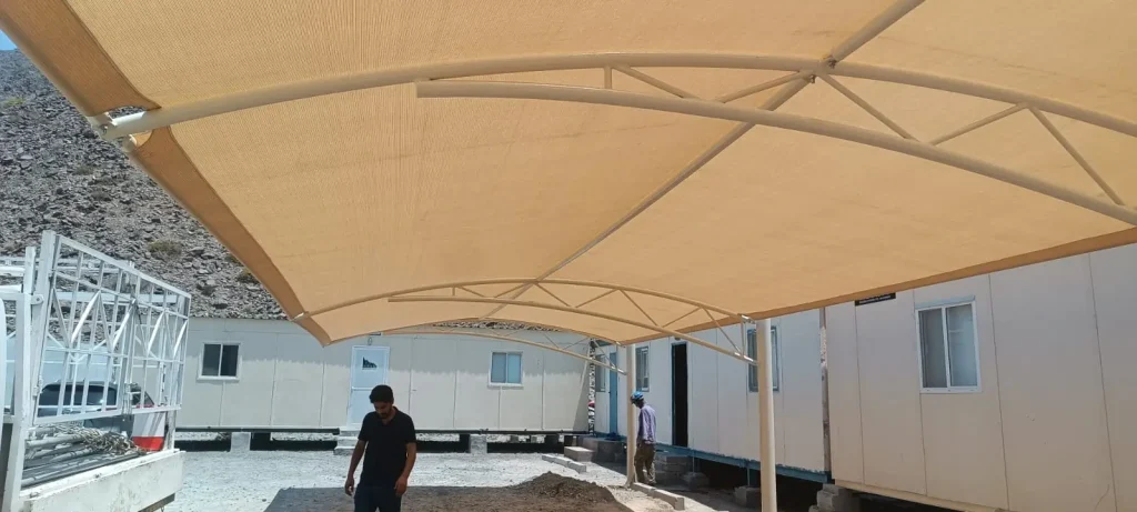 Truss type HDEP Fabric Shade