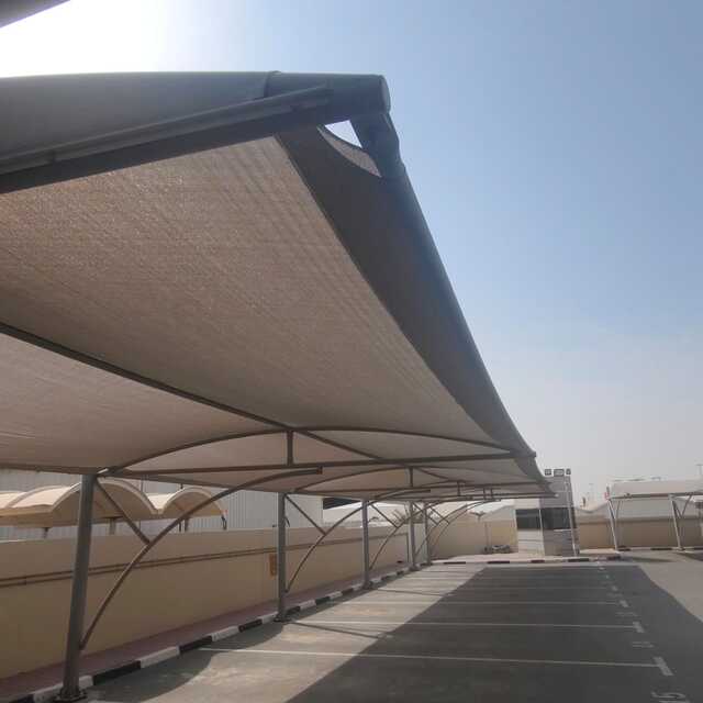 Premium Car Parking Shade Solution by BAB Tents UAE