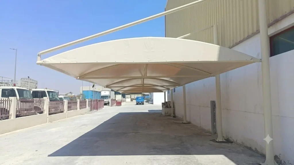 top support car parking shade project hafele dubai