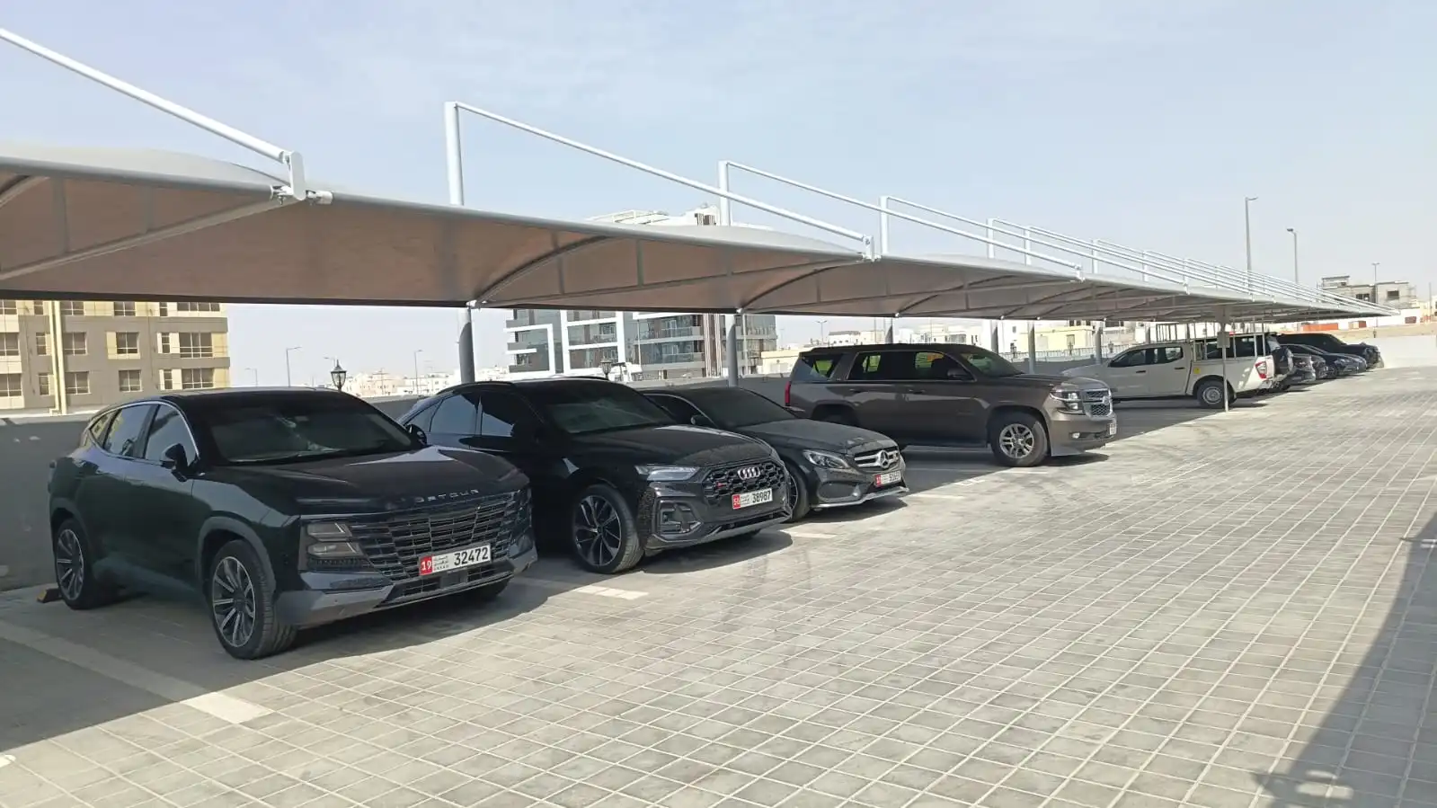 reelam car parking shade project
