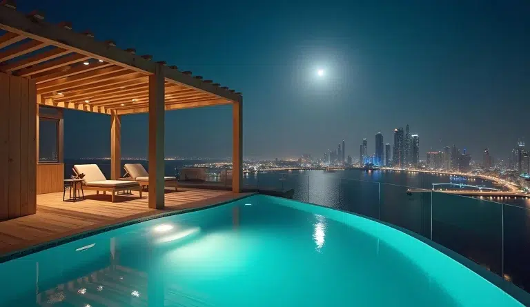 Custom pergola shade installation for villas, gardens, and patios in UAE.