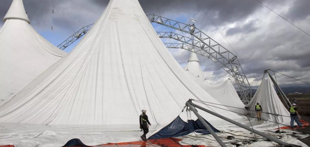 tent and shade Maintenance